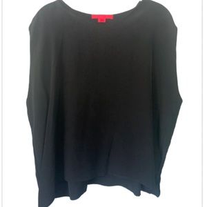 Shamask black sleeveless top, silk size 3